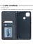 Xiaomi Redmi 9c/redmi 9c Nfc-Black Için Kart Tutucu Kasası ile Geometrik Desen Deri (Yurt Dışından) 4
