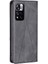 Rhombus Benzeri Baskılanmış Çizik Dirençli Manyetik Kapanma Kartı Yuvaları Tasarım Deri Telefon Kasası Xiaomi Redmi Note 11 Pro+ 5g/redmi Not 11 Pro 5g (Çin) (Mediatek) -Black (Yurt Dışından) 3