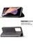 Rhombus Benzeri Baskılanmış Çizik Dirençli Manyetik Kapanma Kartı Yuvaları Tasarım Deri Telefon Kasası Xiaomi Redmi Note 11 Pro+ 5g/redmi Not 11 Pro 5g (Çin) (Mediatek) -Black (Yurt Dışından) 4