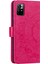 Basılı Mandala Çiçek Cüzdan Deri Telefon Kılıfı Kıvrık Anti-Çizgi Stand Standı Kabuğu Xiaomi Redmi Note 11 Pro 5g (Çin) (Mediak)/not 11 Pro+ 5g-Red (Yurt Dışından) 3