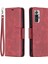 Cüzdan Deri Stand Kabuk Kapağı Kılıfı Xiaomi Redmi Note 10 Pro Max/redmi Note 10 Pro-Kırmızı (Yurt Dışından) 1