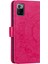 Basılı Mandala Çiçek Kullanışlı Kayış Şık Anti-Damla Cüzdan Standı Deri Telefon Kasa Kapak Kabuğu Xiaomi Poco X3 Gt/redmi Note 10 Pro 5g (Çin) -Red (Yurt Dışından) 4