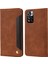 Cilt Touch Duygu Stand Cüzdan Renk Ekleme Telefon Kılıfı Xiaomi Redmi Için Deri Kapak Not 11 Pro 5g (Çin) (Mediatek)/note 11 Pro+ 5g-Brown (Yurt Dışından) 1