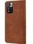 Cilt Touch Duygu Stand Cüzdan Renk Ekleme Telefon Kılıfı Xiaomi Redmi Için Deri Kapak Not 11 Pro 5g (Çin) (Mediatek)/note 11 Pro+ 5g-Brown (Yurt Dışından) 3