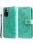 Baskı Çiçek Deseni Cüzdan Deri Koruyucu Telefon Kılıfı Xiaomi Redmi Için Katlanabilir Standlı Kabuk Not 11 Pro 5g (Çin) (Mediatek)/not 11 Pro+ 5g-Yeşil (Yurt Dışından) 1