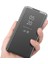 Xiaomi Için Kaplama Ayna Yüzey Deri Kılıfı Redmi Note 10 Pro (Hindistan)/redmi Note 10 Pro 5g/redmi Note 10 Pro Maks Pencere Telefon Stand-Dark Mavi (Yurt Dışından) 1