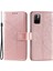 Basılı Mandala Çiçek Cüzdan Deri Telefon Kılıfı Kıvrık Anti-Çizgi Stand Standı Kabuğu Xiaomi Redmi Için Kayış ile Not 11 Pro 5g (Çin) (Mediatek)/not 11 Pro+ 5g-Rose Gold (Yurt Dışından) 2