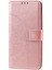Basılı Mandala Çiçek Cüzdan Deri Telefon Kılıfı Kıvrık Anti-Çizgi Stand Standı Kabuğu Xiaomi Redmi Için Kayış ile Not 11 Pro 5g (Çin) (Mediatek)/not 11 Pro+ 5g-Rose Gold (Yurt Dışından) 3