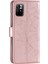 Basılı Mandala Çiçek Cüzdan Deri Telefon Kılıfı Kıvrık Anti-Çizgi Stand Standı Kabuğu Xiaomi Redmi Için Kayış ile Not 11 Pro 5g (Çin) (Mediatek)/not 11 Pro+ 5g-Rose Gold (Yurt Dışından) 4