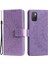 Basılı Mandala Çiçek Cüzdan Deri Telefon Kılıfı Kıvrık Anti-Çizgi Stand Standı Kabuğu Xiaomi Redmi Note 11 Pro 5g (Çin) (Mediatek)/not 11 Pro+ 5g-Purple (Yurt Dışından) 2