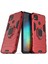 Tek Elle Tutan Parmak Yüzüğü Tutucu Kickstand Pc+Tpu Hibrid Kapak Xiaomi Redmi 9c/9c Nfc-Red (Yurt Dışından) 1