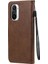 Deri Cüzdan Stand Telefon Kılıfı Xiaomi Redmi K40 Pro/redmi K40/POCO F3/mı 11-Brown (Yurt Dışından) 3