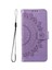 Basılı Mandala Çiçek Kullanışlı Kayış Şık Anti-Damla Cüzdan Standı Deri Telefon Kasa Kapak Kabuğu Xiaomi Poco X3 Gt/redmi Note 10 Pro 5g (Çin) -Purple (Yurt Dışından) 3