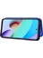 Otomatik Emilen Karbon Fiber Doku Kartı Yuvası Xiaomi Için Halka Kayışı ile Anti-Damla Deri Kasa 10 4g (2021)/10 Prime/10 2022 4g/not 11 4g (Mediatek) -Blue (Yurt Dışından) 4