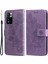 Baskı Çiçek Deseni Cüzdan Deri Koruyucu Telefon Kılıfı Xiaomi Redmi Için Katlanabilir Standlı Kabuk Not 11 Pro 5g (Çin) (Mediak)/note 11 Pro+ 5g-Purple (Yurt Dışından) 1