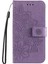Baskı Çiçek Deseni Cüzdan Deri Koruyucu Telefon Kılıfı Xiaomi Redmi Için Katlanabilir Standlı Kabuk Not 11 Pro 5g (Çin) (Mediak)/note 11 Pro+ 5g-Purple (Yurt Dışından) 2