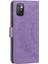 Basılı Mandala Çiçek Cüzdan Deri Telefon Kılıfı Kıvrık Anti-Çizgi Stand Standı Kabuğu Xiaomi Redmi Note 11 Pro 5g (Çin) (Mediatek)/not 11 Pro+ 5g-Purple (Yurt Dışından) 4