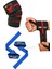 Dex Supports Straps Halter Kayışı, Knee Wraps Diz Bandajı, Wrist Wraps Spor Bileklik 3'lü Set 1