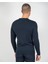 Lacivert Erkek Bisiklet Yaka Triko Slim Fit Pamuklu Kazak Ncs Jeans 3002 3