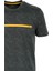 Erkek Antrasit Slim Fit Bisiklet Yaka %100 Pamuk Baskılı Desenli T-Shirt Jeans 1946 2