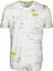 Erkek Beyaz Bisiklet Yaka Baskılı Slim Fit %100 Pamuk T-Shirt Jeans 1953 1