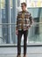 Camel Erkek Oduncu Gömlek Ön Cepli Slim Fit Gömlek Ncs Jeans 7217 1