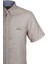 Erkek Bej Kısa Kol Yazlık Gömlek Slim Fit Düğme Yaka Pamuklu Ince Kumaş Jeans 7174 Shirt 3