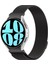 Galaxy Watch 4 40 / 44 mm Tam Uyumlu Mıknatıslı Hasır Metal Örgü Kordon Kayış Orijinal Pim 3