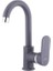 Mercan Kuğu Borulu Lavabo Bataryası -368G - Gri 1