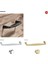 Diamond Düğme Kulp Mat Pirinç Renkli 2’li Paket 4