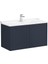 Root Classic Kapaklı Lavabo Dolabı 100 cm Mat Lacivert 68748 3