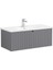 Root Groove Çekmeceli Lavabo Dolabı 100 cm Mat Gri 69396 1
