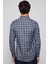 Slim Fit Kareli Pamuklu Kolay Ütü Erkek Gömlek 5