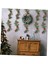 1 Adet Dize Işık Direk Yeşil Noel Işıkları Yeşil Çelenk Festoon Işıkları Dış Mekan Berry LED Işık Dizi LED Noel Garland Pille Çalışan Çelenk Plastik Yeşil Parti LED Işık (Yurt Dışından) 3