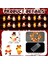 Adet Noel Dize Işık 6.56 Ft 20 LED Dize Işıklar Su Geçirmez Pil Kumandalı Noel Ağacı Işıkları Noel Iç Mekan Dış Mekan Süslemeleri (Noel Baba, Kardan Adam, Ren Geyiği) (Yurt Dışından) 2