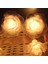 Çiçek Dize Işıkları, Pille Çalışan 4m 40LED Gül Çiçek Peri Işığı, 2 Aydınlatma Modu ile Kapalı Açık Bahçe Dekoru Için Çiçek Noel Işıkları (Sıcak Beyaz) (Yurt Dışından) 1