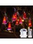 Asılı Işıklı Parlayan Noel Baba Şapkaları, Çanlarla, Noel Noel Baba Şapkası Işık Dekorasyonu, Pille Çalışan Peri, LED Dize Işık Işıkları, Yumuşak Materia, Iç Mekan, Dış Mekan, Noel (Yurt Dışından) 2