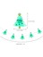 Dize Noel Dize Işıkları Plastik Pille Çalışan Peri Işıkları Dış Mekan Noel Işıkları (Yurt Dışından) 3