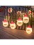 10 Ft 20 LED Noel Noel Baba Dize Işıkları, Pille Çalışan Noel Noel Ağacı Dize Işıkları Süslemeleri, Tatil Evi Bahçe Partisi Kapalı Açık Dekor Süsler (Sıcak Beyaz) (Yurt Dışından) 1