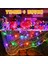 Paket Cadılar Bayramı Peri Dize Işıkları 300 Led, 16,5 Ft 50 Led/paket Zamanlayıcılı Peri Işıkları, Siyah Bakır Tel Işık Dize Pille Çalışan, Parti Için Cadılar Bayramı Peri Dekoru (Yurt Dışından) 1