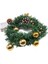 Noel Dize Işıkları Akülü Yapay Çam Iğneleri Işıklı Çelenk, Noel Ağacı Duvar Asılı Düğün Süslemeleri Için Noel Peri Işıkları, 6.5ft / 10FT (Yurt Dışından) 1