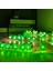 Yonca Dize Işıklar, 3m 30LED Dört Yapraklı Yonca Işık Noel Baba Şapkası Dize Işıklar Kapalı Dize Işıklar Gümüş Tel Pil (Yonca) (Yurt Dışından) 2