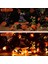 Adet Cadılar Bayramı Akçaağaç Yaprağı Dize Işıklar Yapay Sonbahar Siyah Akçaağaç Yaprağı Garland Dekor Toplam 40FT 80LED Işıklar Pille Çalışan Kapalı Akçaağaç Yaprakları Cadılar Ba (Yurt Dışından) 4