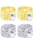 4 Paket Peri Pırıltı Işıklar Pille Çalışan, 2 Paket Soğuk Beyaz ve 2 Paket Sıcak Beyaz Her Biri 20FT 60 LED Su Geçirmez Dış Mekan Noel Dize Işıkları, Zamanlayıcılı Gümüş Tel Peri (Yurt Dışından) 2