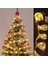 Noel Şerit Işıkları 5cm Genişliğinde Noel Ağacı Şeridi Noel Kurdelesi Peri Işıkları Pille Çalışan Iç Mekan Dize Işıkları Parti Noel Ağacı Tatil Partisi Dekoru Pilsiz (65.6ft, (Yurt Dışından) 4