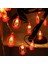 Gazyağı Fener Dize Işıklar, LED Dize Peri Işık Su Geçirmez Pille Çalışan Lamba Cadılar Bayramı Noel Tatil Partisi Için Kapalı Açık Dekor (Kırmızı, 3 M / 20 Led) (Yurt Dışından) 1