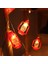 Gazyağı Fener Dize Işıklar, LED Dize Peri Işık Su Geçirmez Pille Çalışan Lamba Cadılar Bayramı Noel Tatil Partisi Için Kapalı Açık Dekor (Kırmızı, 3 M / 20 Led) (Yurt Dışından) 2