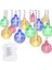 Kristal Top Dize Işıklar, LED Top Peri Işıklar Pil Uzaktan Kumanda ile Kumandalı Bahçe Partisi Aydınlatma Dekorasyonu Için Kristal Küre Topu Işıklar (19.6ft 30LED, Çoklu) (Yurt Dışından) 1