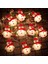 Noel Dize Işıkları 10 LED Kardan Adam Işıkları 10 Ft USB / Pille Çalışan Noel Işıkları, Noel Baba Kardan Adam Kafaları Dekorasyon Dize Işık Pille Çalışan Noel, Bahçe, Parti, I (Yurt Dışından) 2