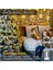 100 LED Küre Dize Işık Pille Çalışan Noel Işıkları Dış Mekan, 33 Ft Sıcak Beyaz Pille Çalışan Peri Işıkları, Yatak Odası Için Uzaktan Kumandalı 8 Modlu Pil Noel Işıkları Christm (Yurt Dışından) 2